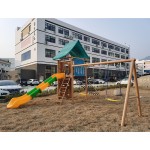 Playground Equipment Manufacturer - Indoor Swing Slide Combination Outdoor