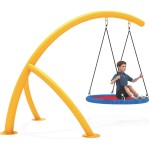 Swing Set Factory - Budget Friendly Metal Swing Set Compact Yards