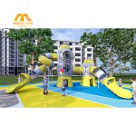 Playground Slide Supplier - 2025 New Space Theme Kid's Slide Outdoor