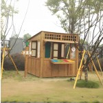 Playground Equipment Manufacturer - Castle Themed Red Blue PE Board