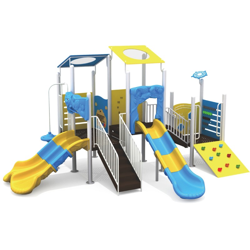 Slide Set Supplier - Outdoor Slide Set Toddlers Colorful Modular