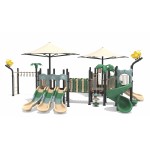 Modular Climber Factory - Backyard Car Theme PE Plastic Slide Tunnel