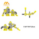 Playground Slide Supplier - 2025 New Space Theme Kid's Slide Outdoor