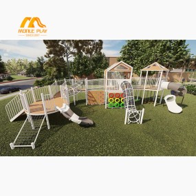 Playground Equipment Factory - Nature Themed Combination Slide Outdoor