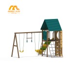 Playground Equipment Manufacturer - Indoor Swing Slide Combination Outdoor