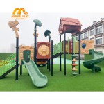 Amusement Equipment Supplier - New Space Kid's Slide Outdoor Playground