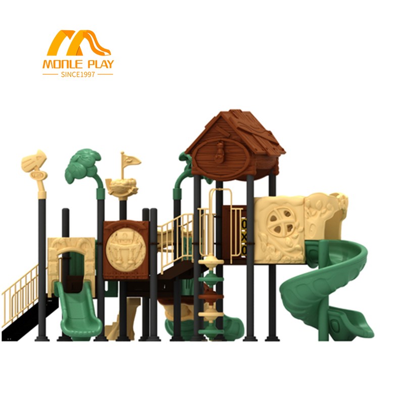 Amusement Equipment Supplier - New Space Kid's Slide Outdoor Playground