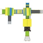 Outdoor Climber Factory - Affordable Green Forest PE Board Sandpit