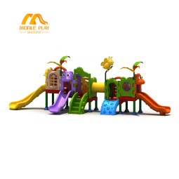 Outdoor Playground Supplier - Fun Fairy Tale PE Board Ramp Swing