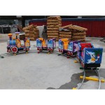 Kiddie Train Factory - Battery 12 Seats Smoke Music