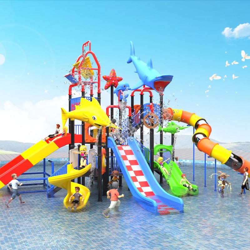 Water Play Equipment Factory - Outdoor Pool Water Slide