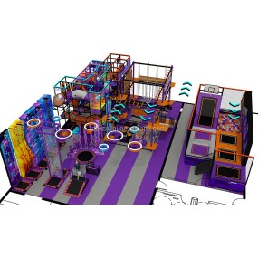 Trampoline Park Factory - Commercial Jumping Maze Children