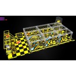 Amusement Center Factory - Trendy Neon Mini City Maze