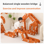 Construction Toy Factory - Colorful Houses Particle Blocks