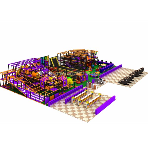 Play Structure Factory - Soft Climbing Foam Pit Trampoline