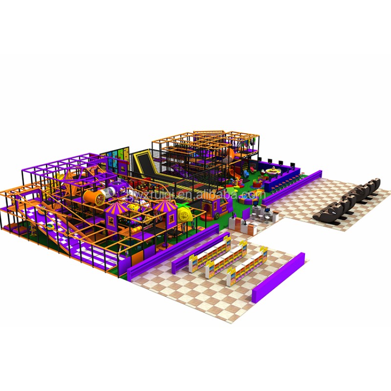 Play Structure Factory - Soft Climbing Foam Pit Trampoline