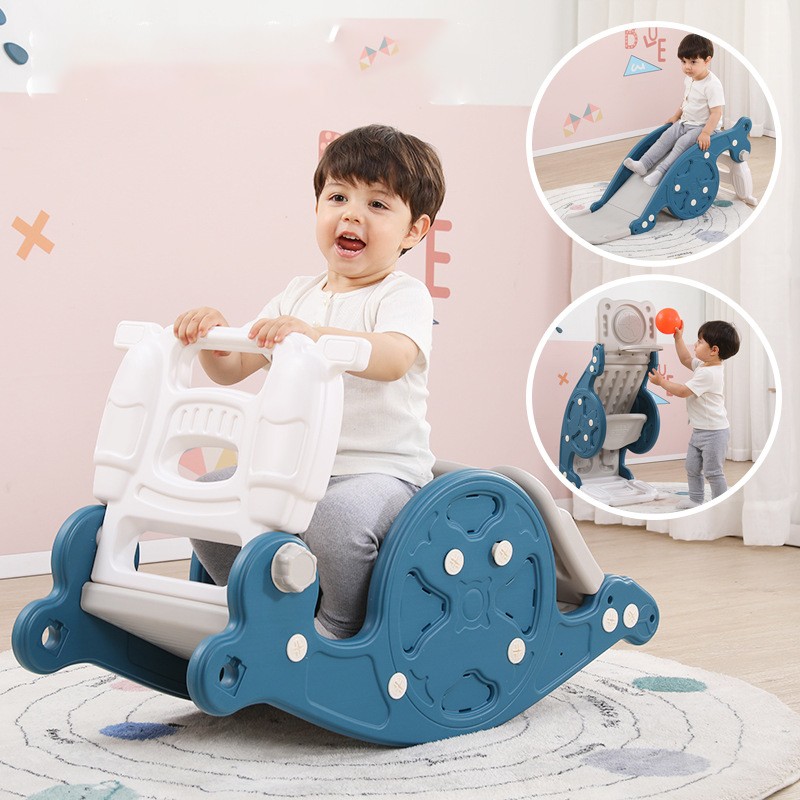 Rocking Toy Factory - Multi-Function Cartoon Horse Rocker