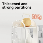 Toy Chest Factory - Plastic Bear Storage Bookshelf