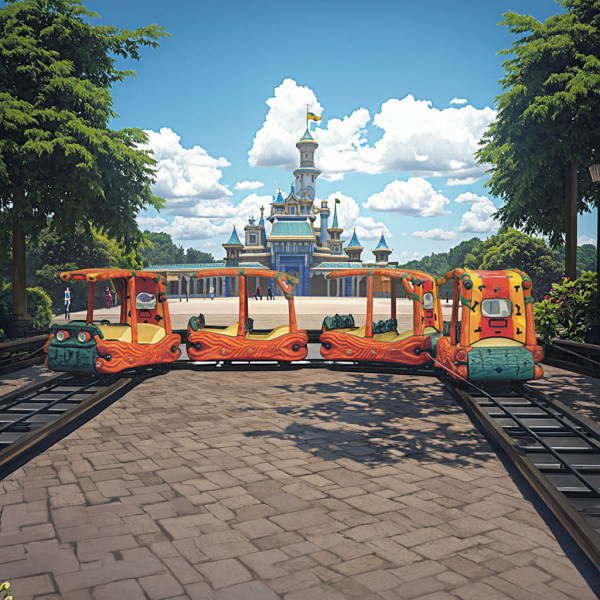 Train Ride Factory - Electric 1+4 Cabins LED Smoke