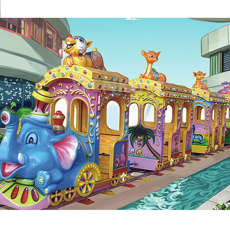 Train Ride Factory - Electric 1+3 Cabins Cartoon Animal