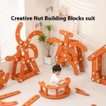 Construction Toy Factory - Colorful Houses Particle Blocks