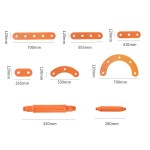 Construction Toy Factory - Colorful Houses Particle Blocks