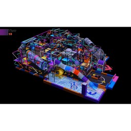 Trampoline Park Factory - Custom Size Long Plastic Slide