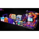 Amusement Center Factory - Trendy Neon Mini City Maze