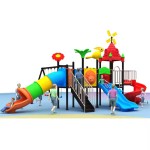 Playground Equipment Factory - Children Playhouse Slide Set