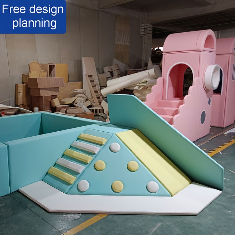 Soft Play Factory - White Set Indoor Kids Toddler Rental Equipment