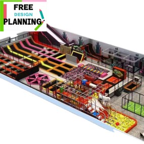Playground Equipment Factory - Children Softplay Trampoline Park Large