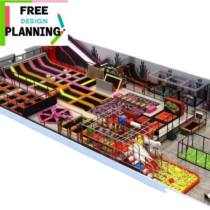 Playground Equipment Factory - Children Softplay Trampoline Park Large