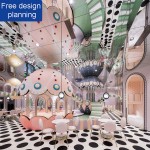 Playground Equipment Supplier - Macaron Series Kids Entertainment Jumping Park