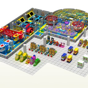 Trampoline Park Supplier - Commercial Indoor Playground Trampoline Park
