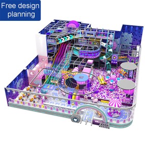 Playground Equipment Factory - Interactive Commercial Athletic Double Slide