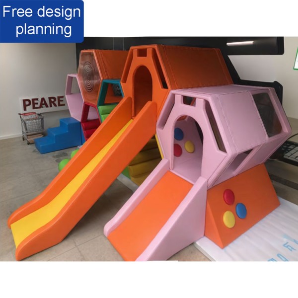 Indoor Playground Manufacturer - New Design Honeycomb Maze Climbing Slide