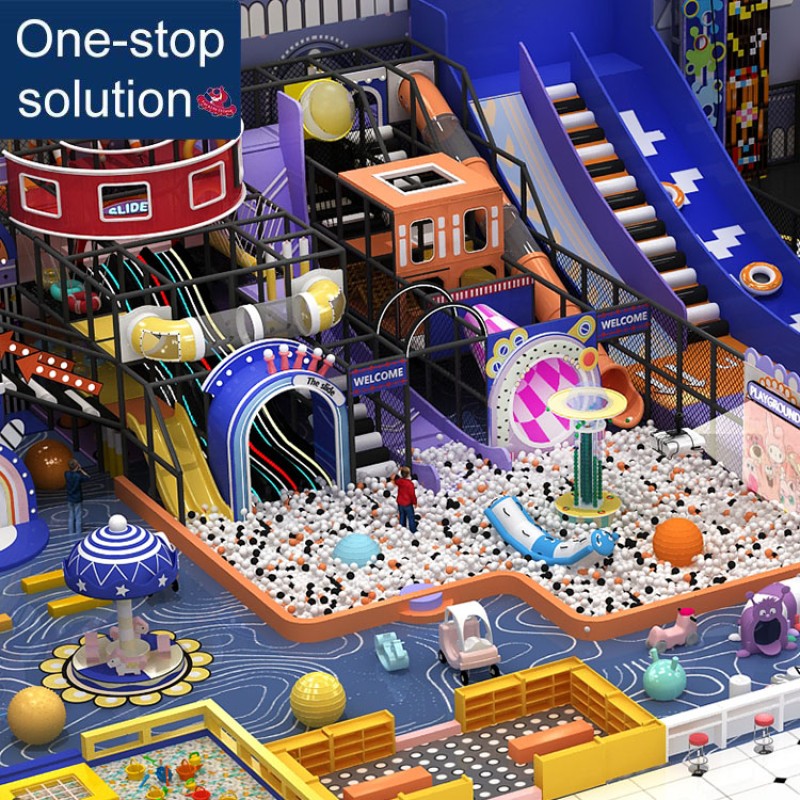 Indoor Playground Factory - Custom Design Soft Play Cartoon Forest Theme