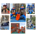 Slide Set Supplier - Free Design Hot Selling Plastic Kids Slide Swing