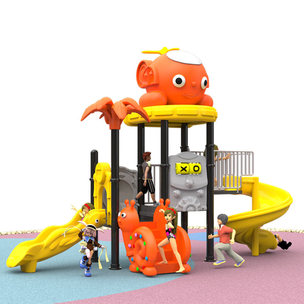 Slide Set Supplier - Free Design Hot Selling Plastic Kids Slide Swing