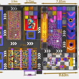 Trampoline Park Supplier - High Quality Custom Size Indoor Gym Trampoline