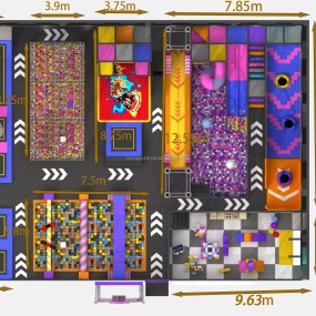 Trampoline Park Supplier - High Quality Custom Size Indoor Gym Trampoline