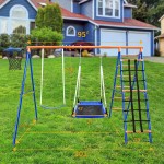 Swing Set Manufacturer - Children Garden Outdoor Metal Saucer Swing Set