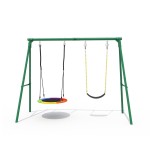 Swing Set Supplier - New Style Multifunction Metal Outdoor Swing Set