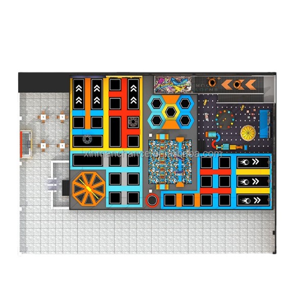 Trampoline Park Manufacturer - Large Commercial Adventure Jumping Zone Mall