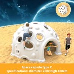 Climbing Frame Supplier - 2024 Kindergarten Space Capsule Dome Outdoor