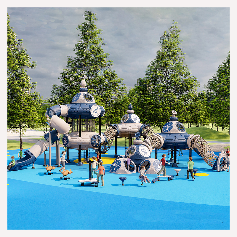 Playground Equipment Supplier - Nice Baby Portable Plastic Combined Slide