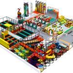 Amusement Park Factory - New Arrival Kid Mini Jumping Trampoline Sets