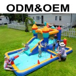 Bounce House Supplier - Colorful Inflatable Games Safety Netting Castle