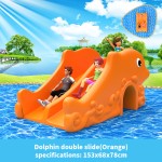 Outdoor Slide Supplier - Spotted Dog Shape Kids Residential Plastic