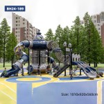 Playground Equipment Factory - Best Selling Kids Civic Play Area Slide